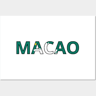 Drapeau Macao Posters and Art